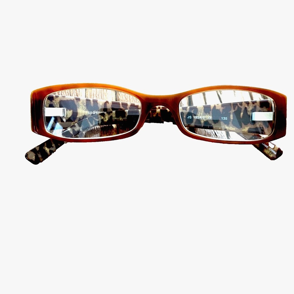 Jill Stuart Eyeglasses Womens Brown Tortoise JS 193A-1 50-17-135